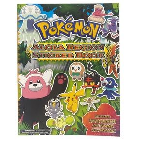NEW Pokemon Alola Region Sticker Book